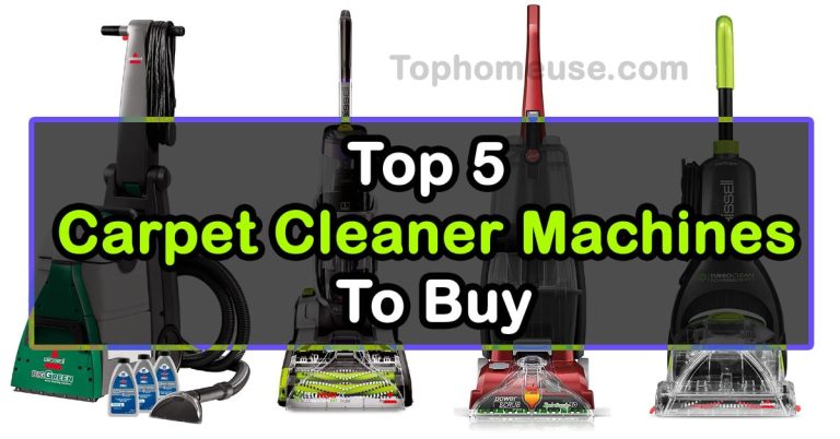 Top 5 Carpet Cleaner Machines To Buy In 2021